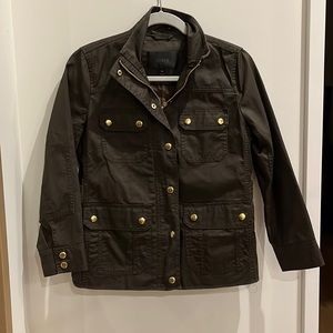 J. Crew olive green coat